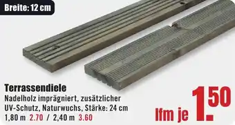 B1 Discount Baumarkt Terrassendiele Angebot