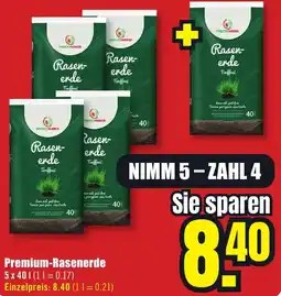 B1 Discount Baumarkt Premium-Rasenerde Angebot