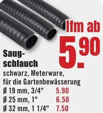 B1 Discount Baumarkt Saugschlauch Angebot
