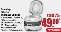B1 Discount Baumarkt Enders Campingtoilette Mobil WC Deluxe Angebot