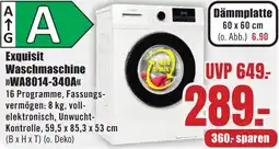 B1 Discount Baumarkt Exquisit Waschmaschine WA8014-340A Angebot