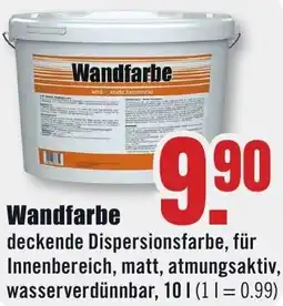 B1 Discount Baumarkt Wandfarbe Angebot