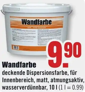 B1 Discount Baumarkt Wandfarbe Angebot