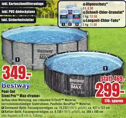 B1 Discount Baumarkt Bestway Pool-Set Steel Pro Max Frame Angebot