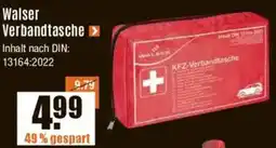 V Baumarkt Walser Verbandtasche Angebot