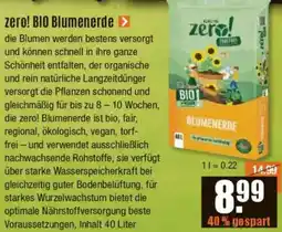 V Baumarkt zero! BIO Blumenerde Angebot