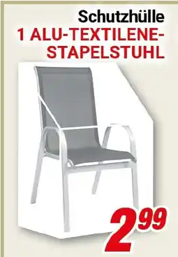 CENTERSHOP Schutzhülle 1 ALU-TEXTILENE- STAPELSTUHL Angebot