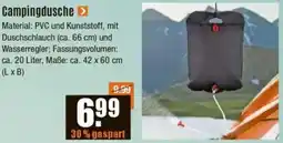 V Baumarkt Campingdusche Angebot