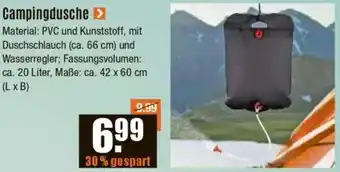 V Baumarkt Campingdusche Angebot