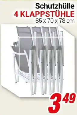 CENTERSHOP Schutzhülle 4 KLAPPSTÜHLE Angebot