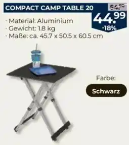 V Baumarkt Compact camp table 20 Angebot