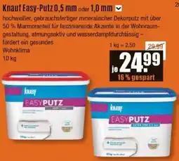 V Baumarkt Knauf Easy-Putz 0,5 mm oder 1,0 mm Angebot