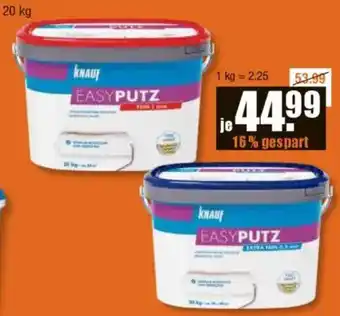 V Baumarkt Knauf Easy-Putz 0,5 mm oder 1,0 mm Angebot