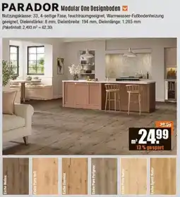V Baumarkt PARADOR Modular One Designboden Angebot