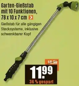 V Baumarkt Garten-Gießstab mit 10 Funktionen Angebot