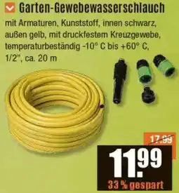 V Baumarkt Garten-Gewebewasserschlauch Angebot
