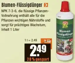 V Baumarkt Blumen-Flüssigdünger Angebot