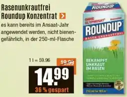 V Baumarkt Rasenunkrautfrei Roundup Konzentrat Angebot