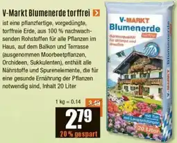 V Baumarkt V-Markt Blumenerde torffrei Angebot