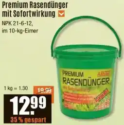 V Baumarkt Premium Rasendünger mit Sofortwirkung Angebot