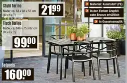 V Baumarkt Stuhl Torino oder Tisch Torino Angebot