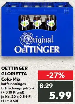 Kaufland OETTINGER GLORIETTA Cola-Mix Angebot