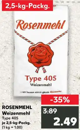 Kaufland ROSENMEHL Weizenmehl Angebot