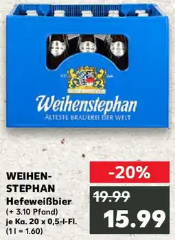 Kaufland WEIHENSTEPHAN Hefeweißbier Angebot