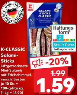 Kaufland K-CLASSIC Salami Sticks Angebot