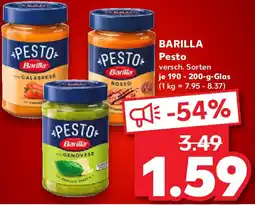 Kaufland Barilla Pesto Angebot