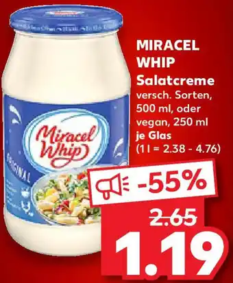 Kaufland MIRACEL WHIP Salatcreme Angebot