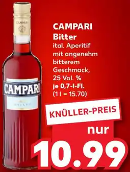 Kaufland CAMPARI Bitter Angebot