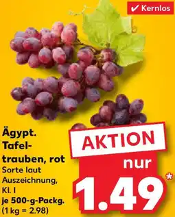 Kaufland Ägypt. Tafeltrauben, rot Angebot