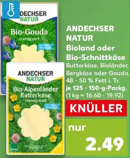 Kaufland ANDECHSER NATUR Bioland oder Bio-Schnittkäse Angebot