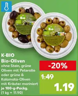 Kaufland K-BIO Bio-Oliven Angebot