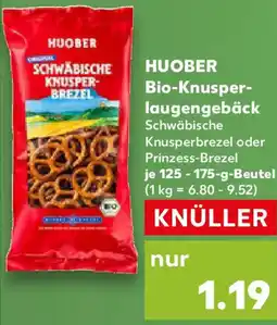 Kaufland HUOBER Bio-Knusperlaugengebäck Angebot