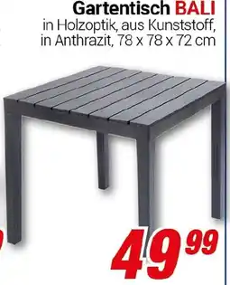 CENTERSHOP Gartentisch BALI Angebot