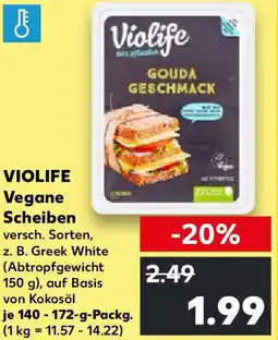 Kaufland VIOLIFE Vegane Scheiben Angebot