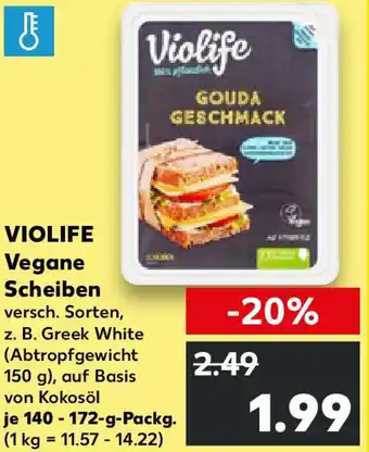 Kaufland VIOLIFE Vegane Scheiben Angebot