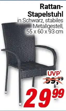 CENTERSHOP Rattan- Stapelstuhl Angebot
