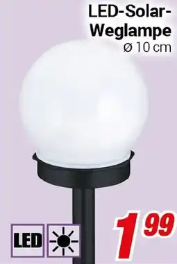 CENTERSHOP LED-Solar- Weglampe Angebot