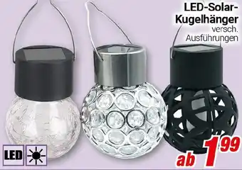 CENTERSHOP LED-Solar- Kugelhänger Angebot