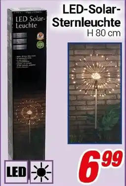 CENTERSHOP LED-Solar- Sternleuchte H 80 cm Angebot