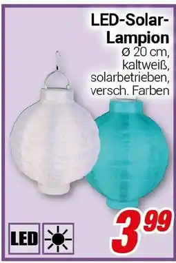 CENTERSHOP LED-Solar- Lampion Angebot