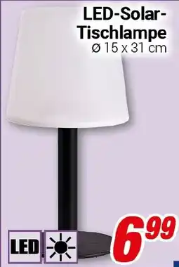 CENTERSHOP LED-Solar- Tischlampe Angebot