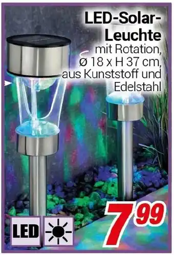 CENTERSHOP LED-Solar- Leuchte Angebot
