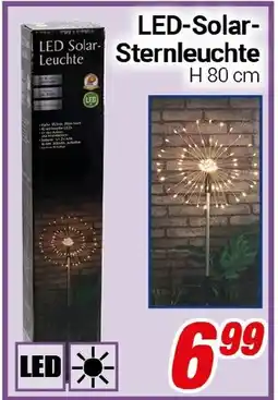 CENTERSHOP LED-Solar- Sternleuchte H 80 cm Angebot