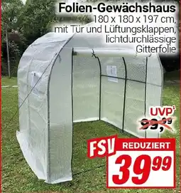 CENTERSHOP Folien-Gewächshaus Angebot
