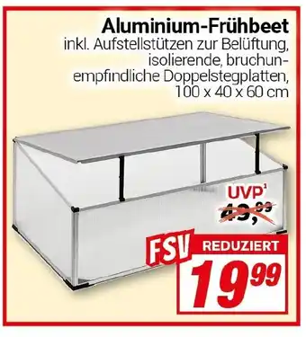 CENTERSHOP Aluminium-Frühbeet Angebot