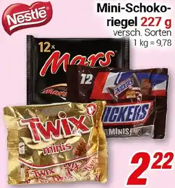 CENTERSHOP Nestle Mini-Schoko- riegel Angebot